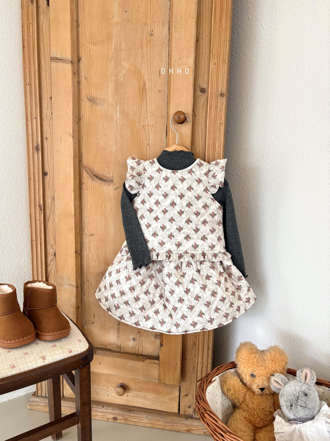 Snowberry quilted skirt