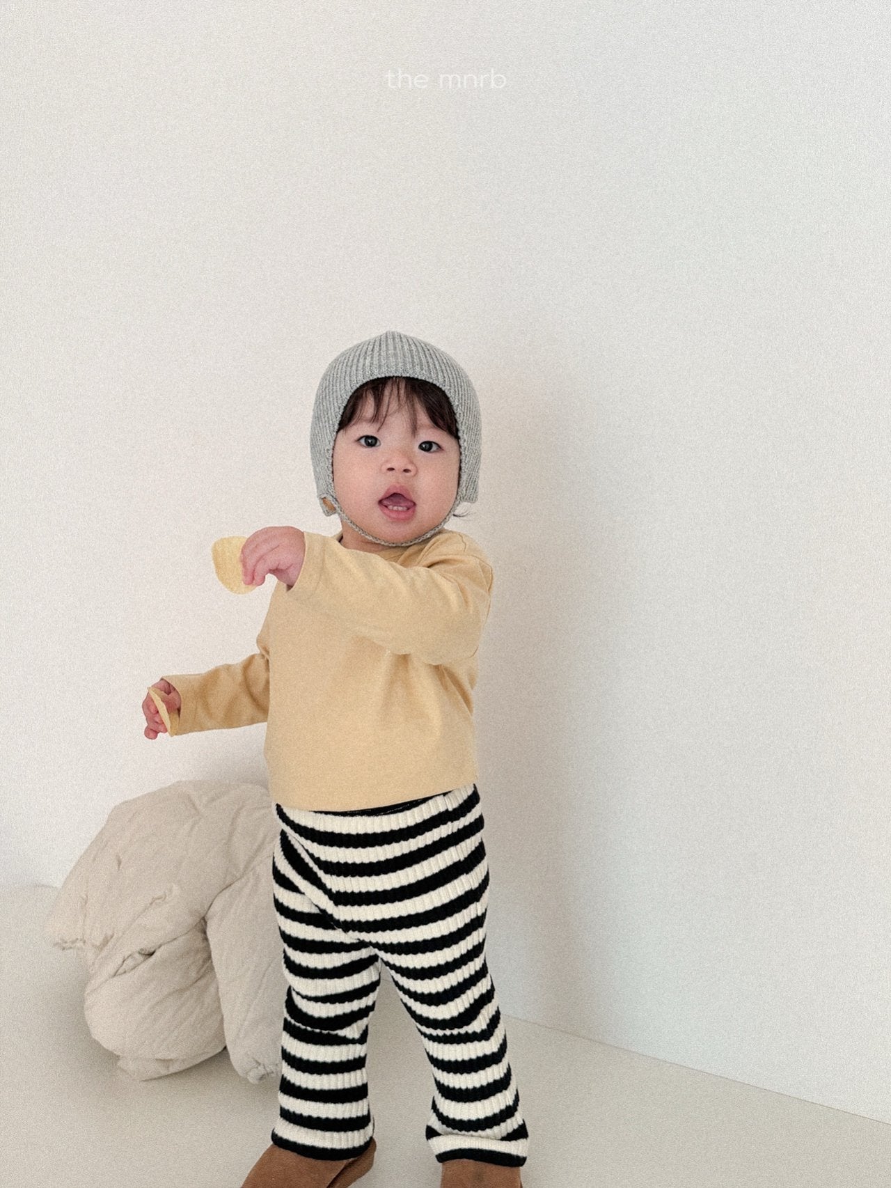 Aloe ribbed bootcut pants