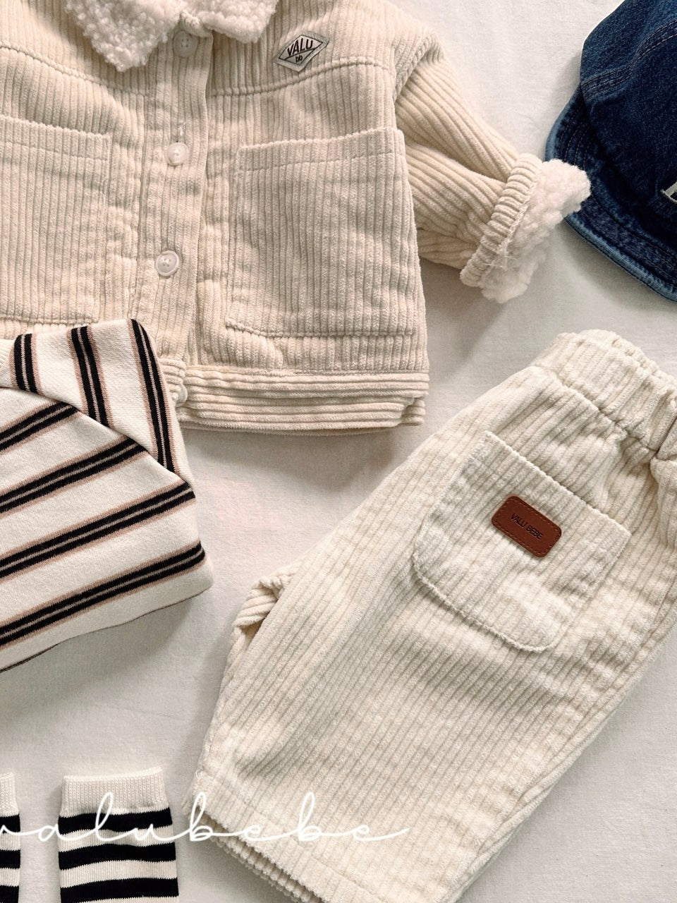 Corduroy pocket pants (baby&amp;kids)