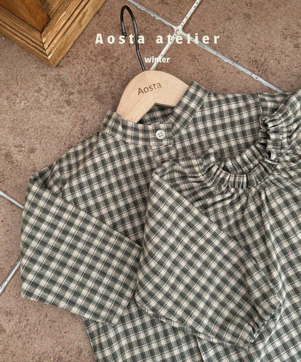 Le check blouse