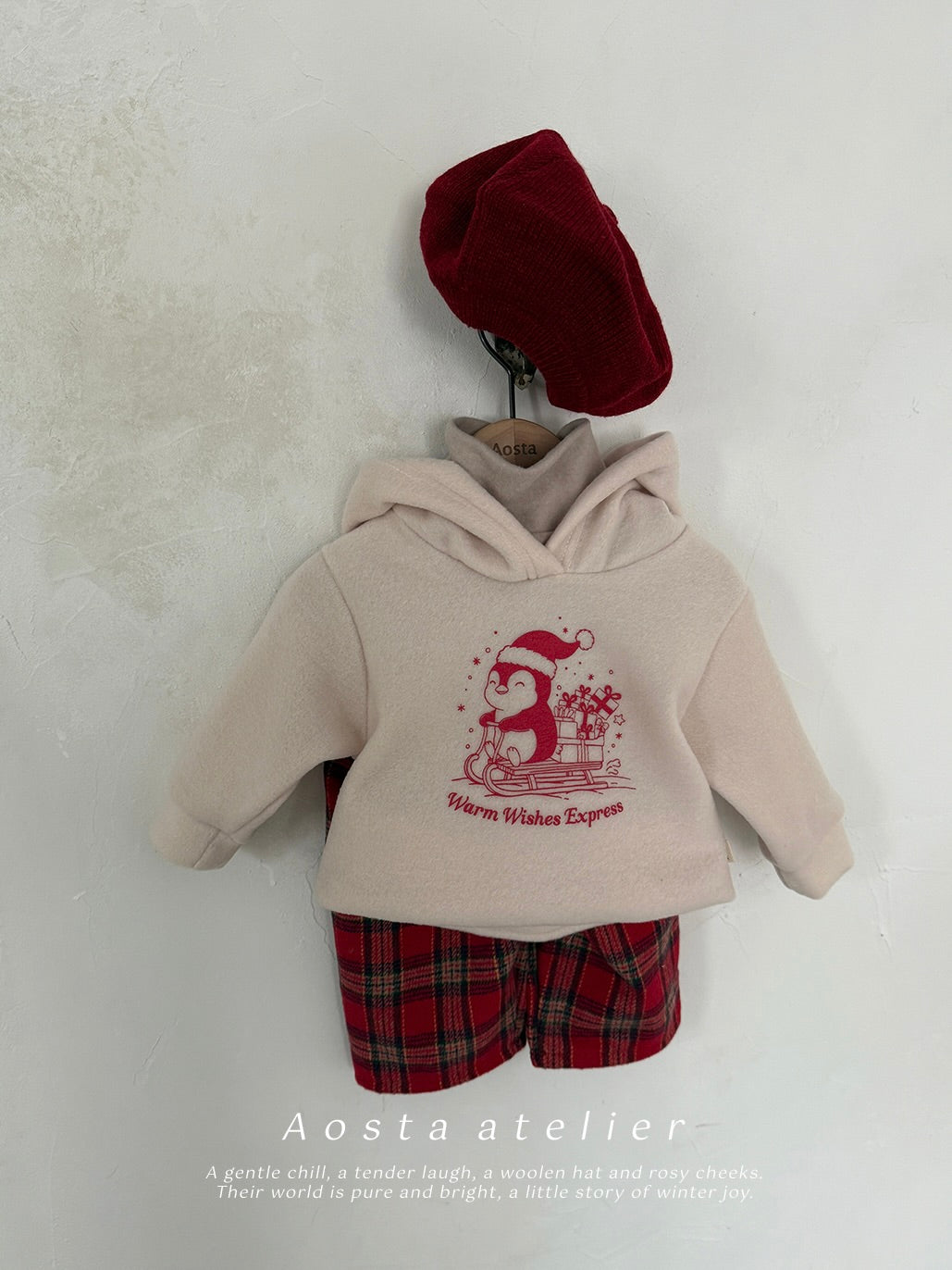 Winter penguin hoodie