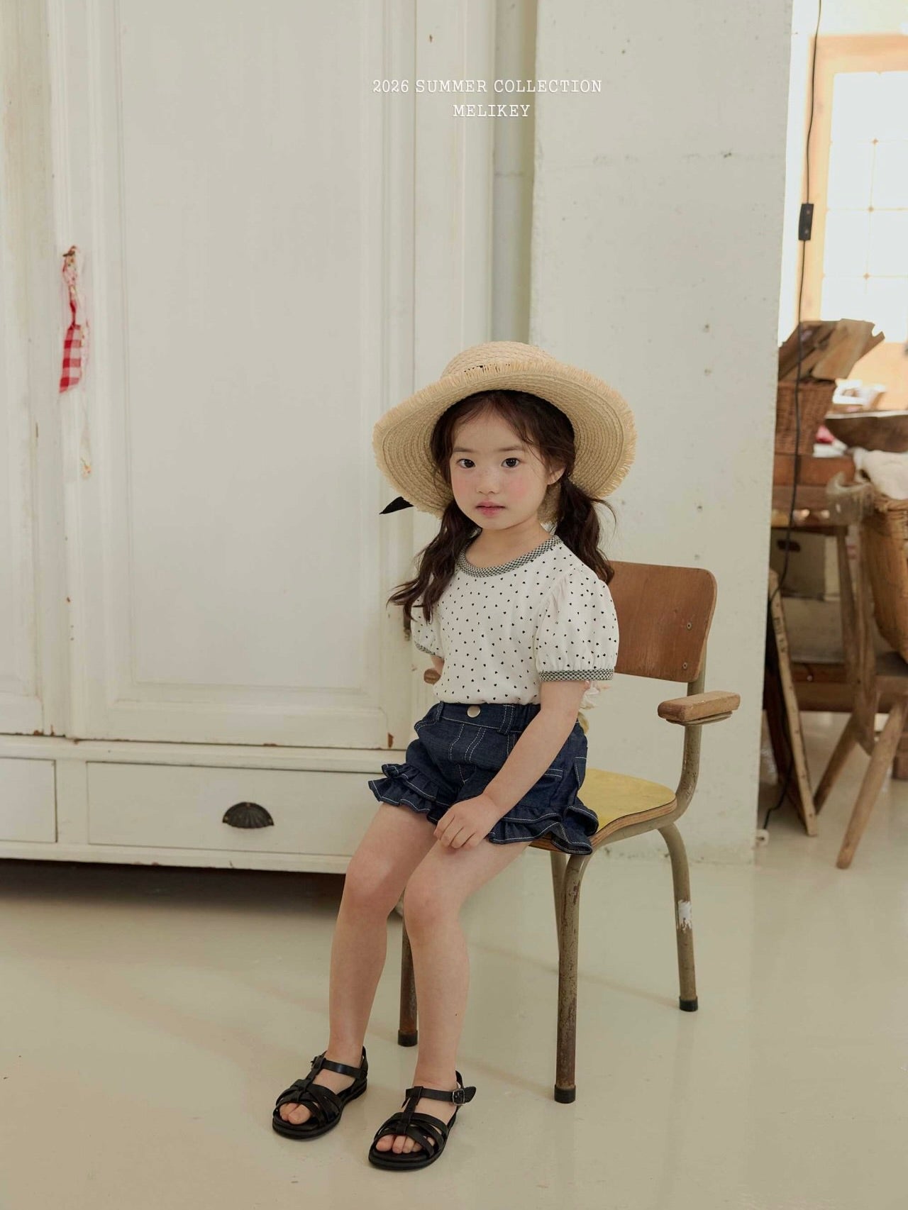 Mini heart puff T shirt