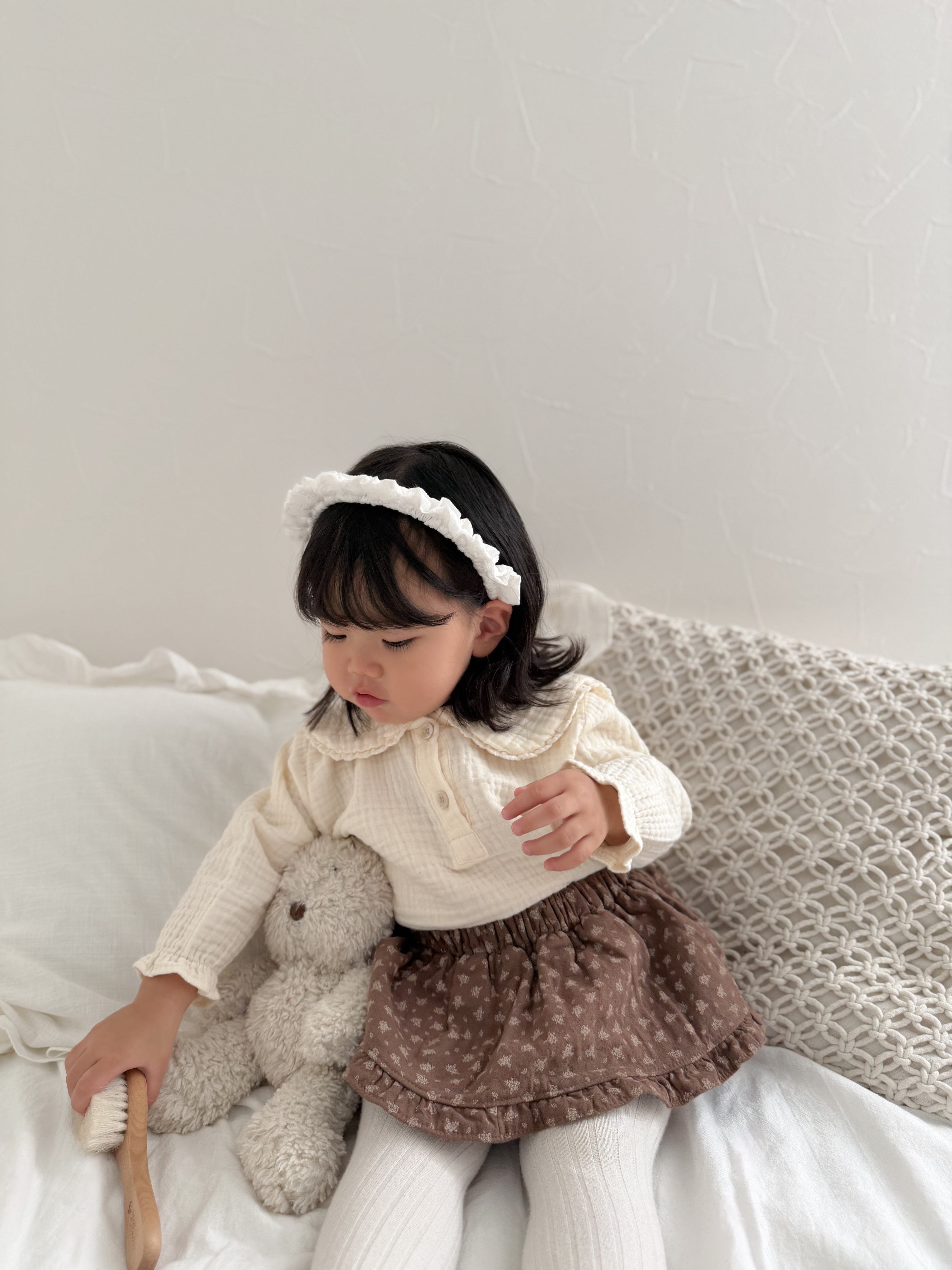 Texture sailor blouse