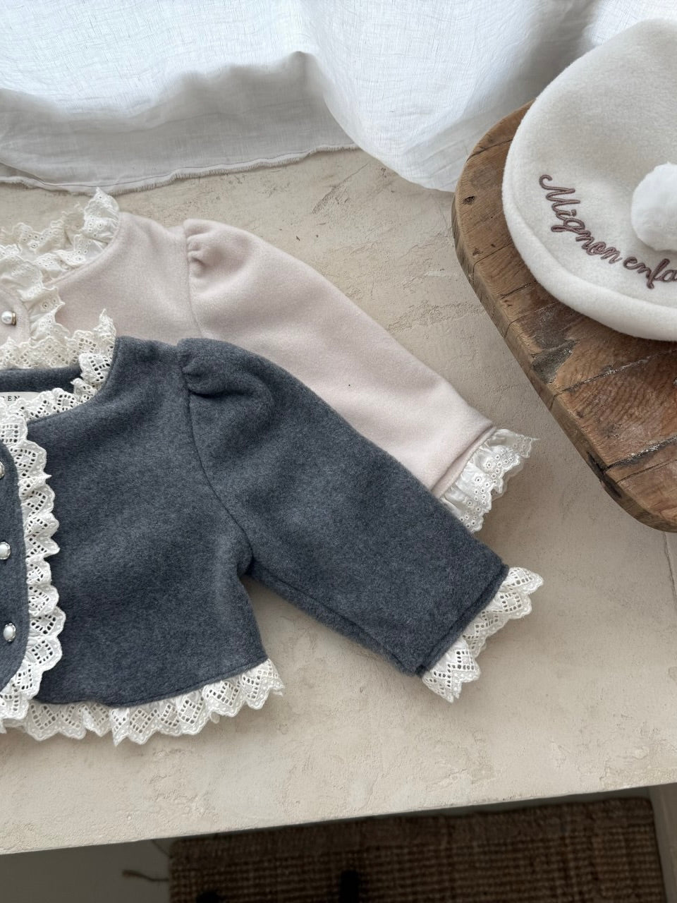 Marie fleece cardigan