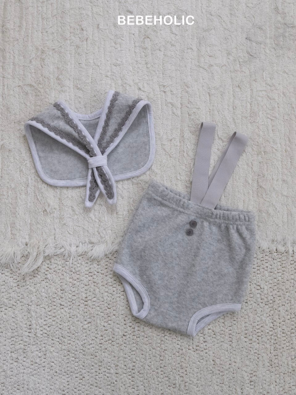 Scarf + terry bloomer set