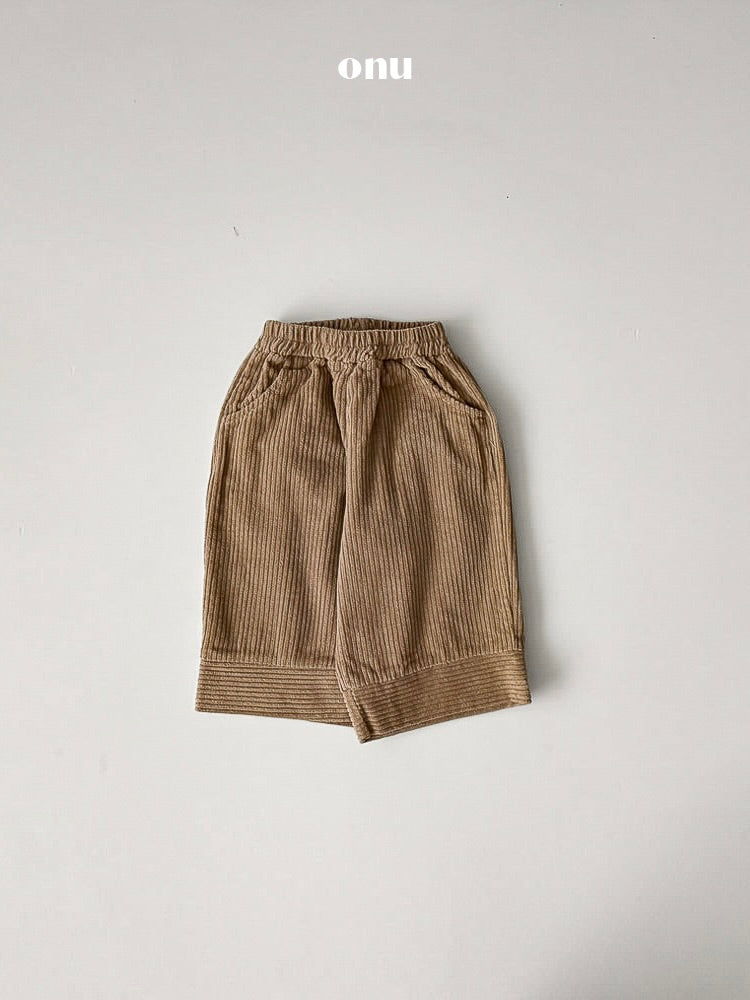Corduroy line pants