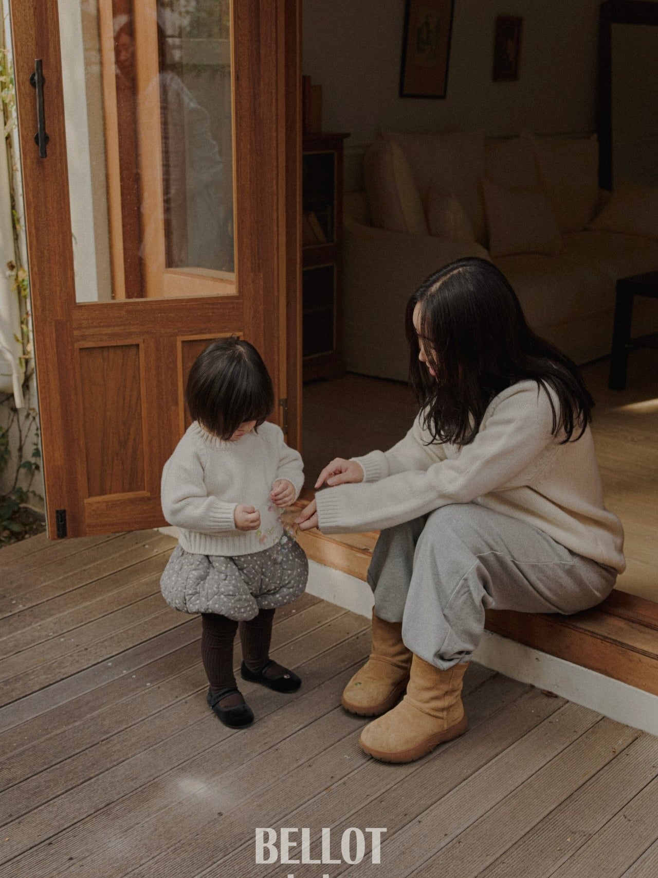 Berry knit (mom size)