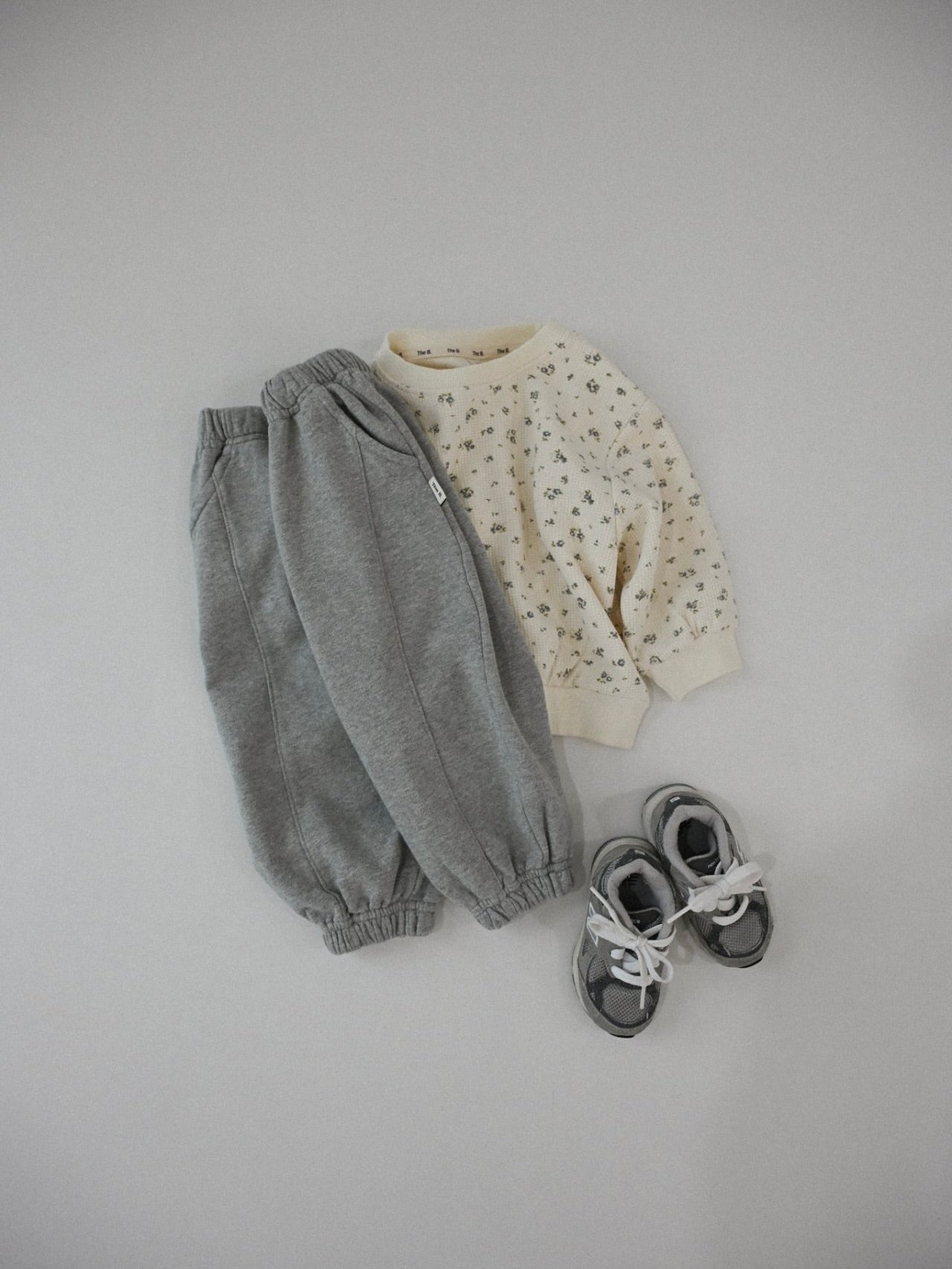 Flower waffle sweatshirt