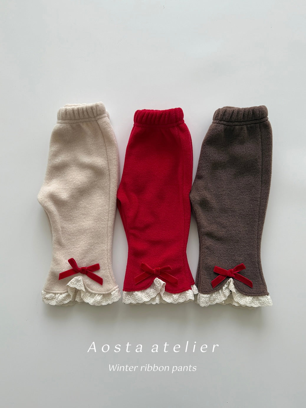 Winter ribbon pants