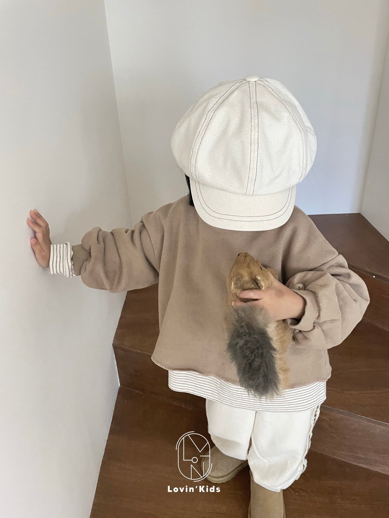 Winter loose half neck T