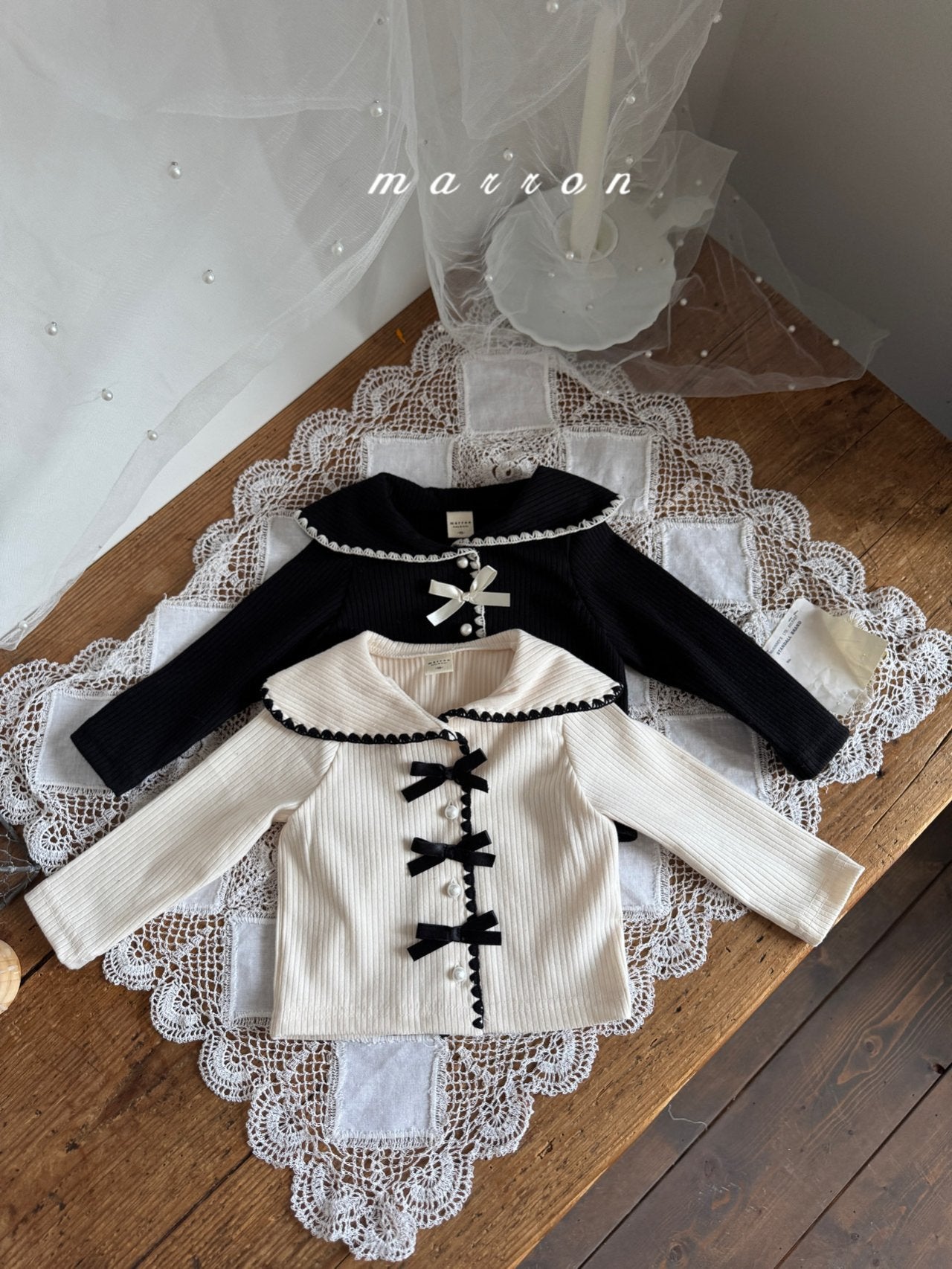 Sailor ribbon cardigan