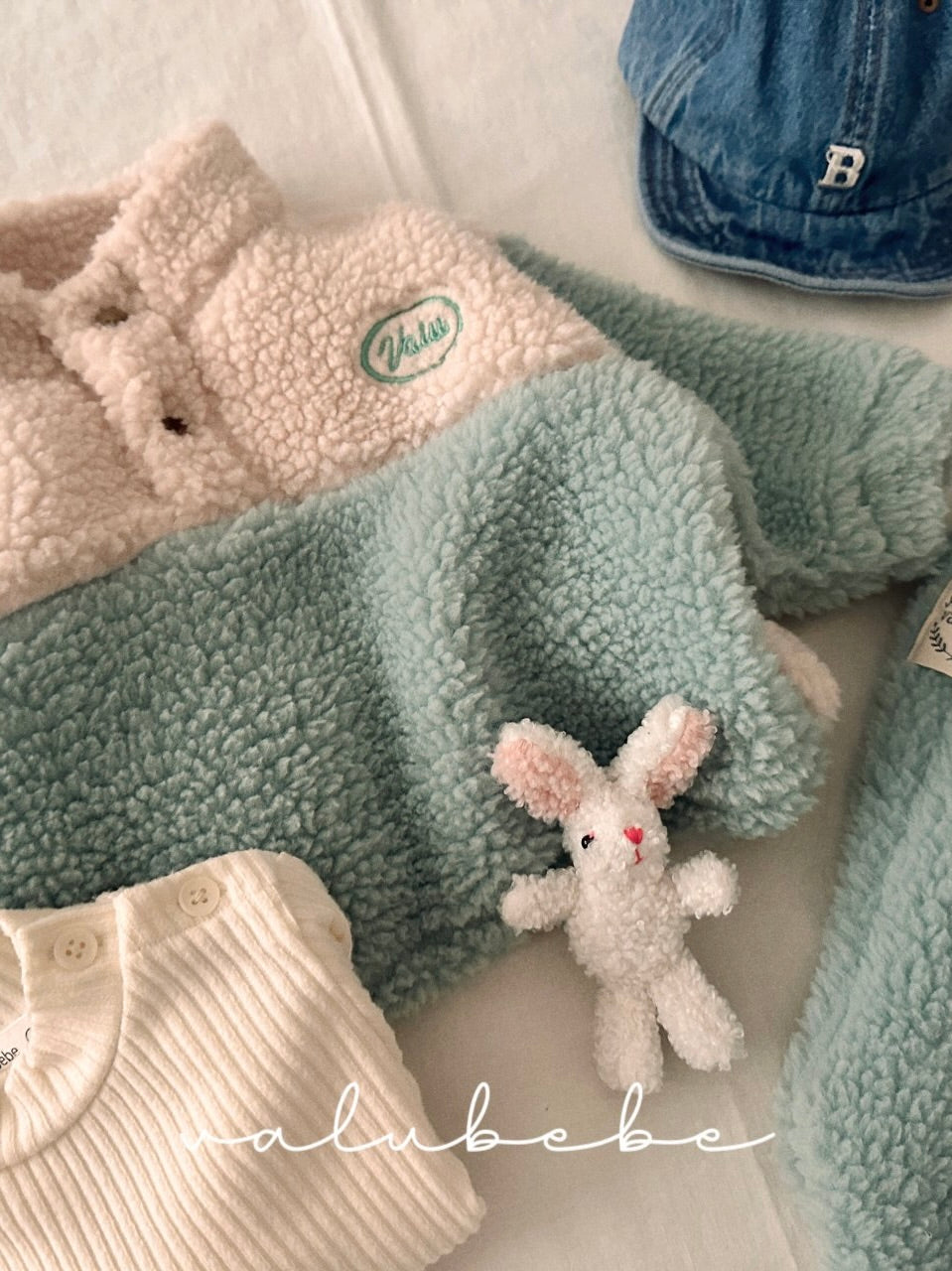 Fluffy button jumper (baby&amp;kids)