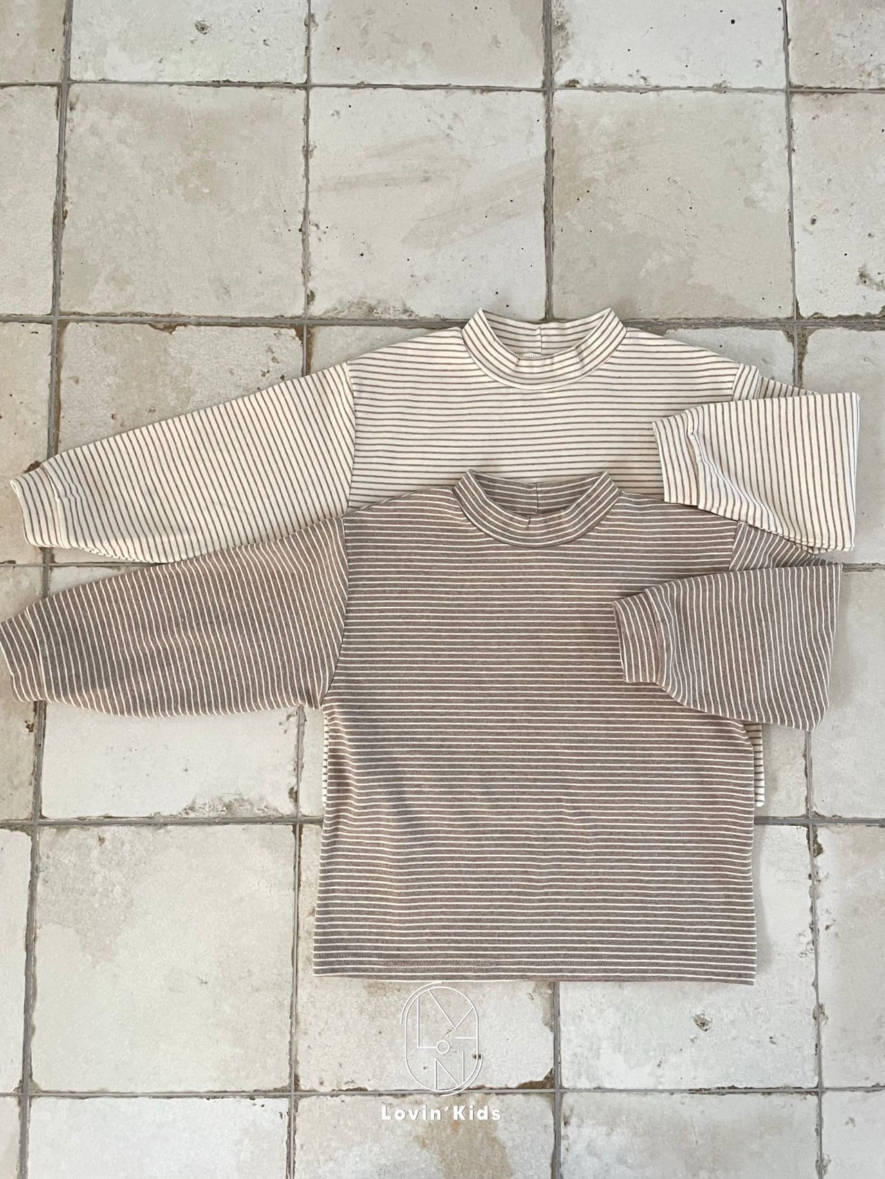 Winter loose half neck T