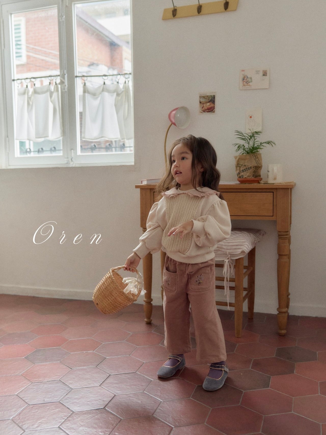 Clement embroidery pants