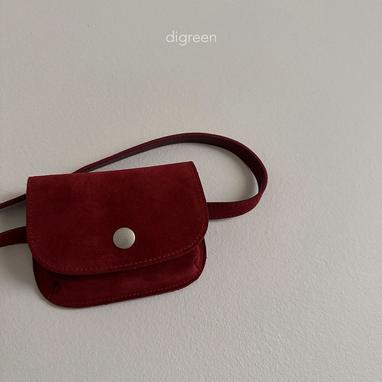 Mini suede belt bag