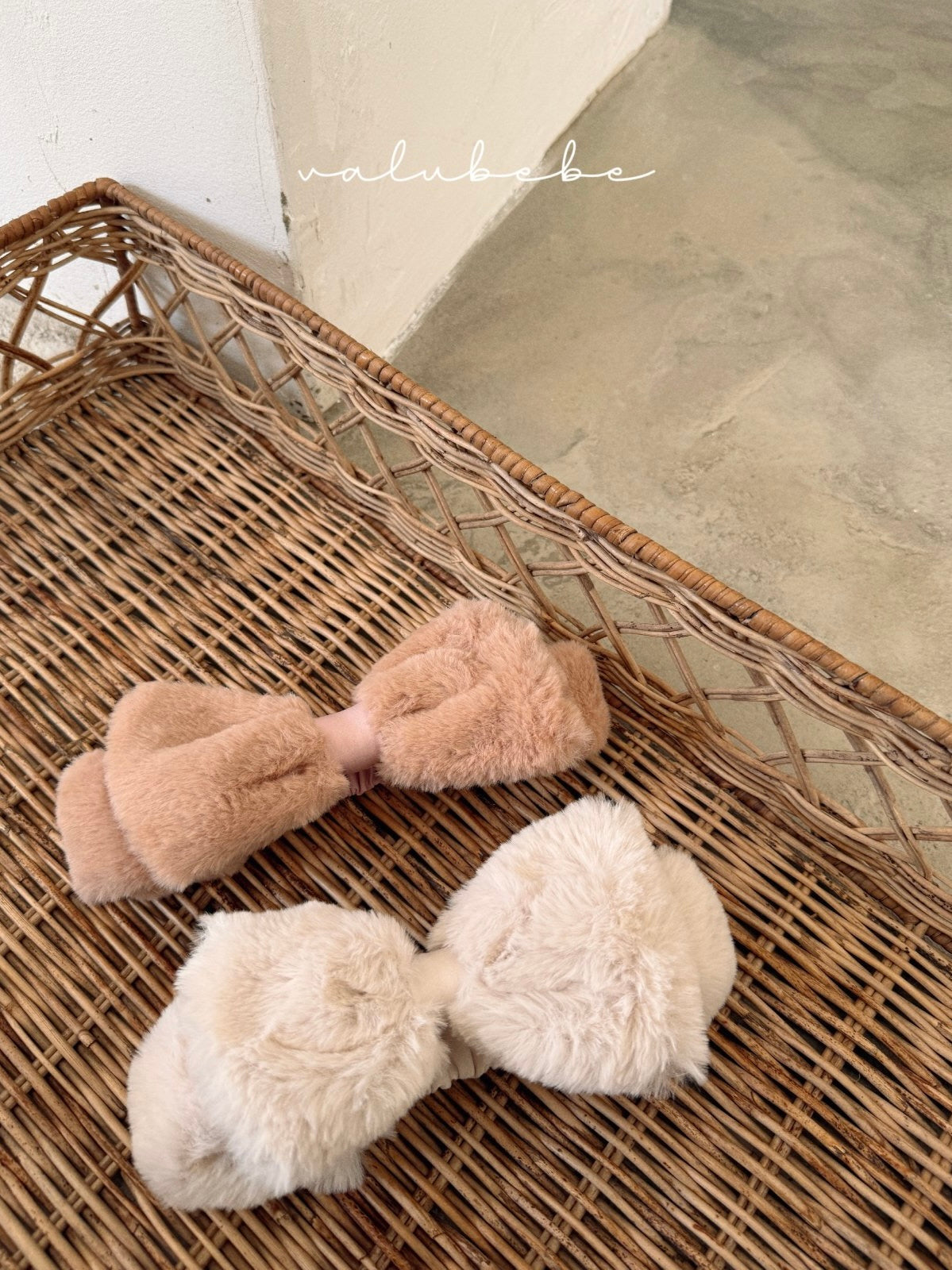 Fur ribbon hairband (baby)