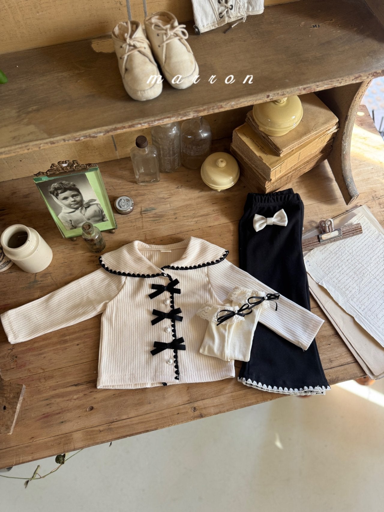 Sailor ribbon cardigan