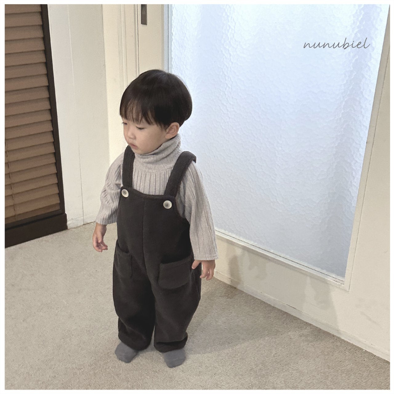 Fleece suspender pants (kids)