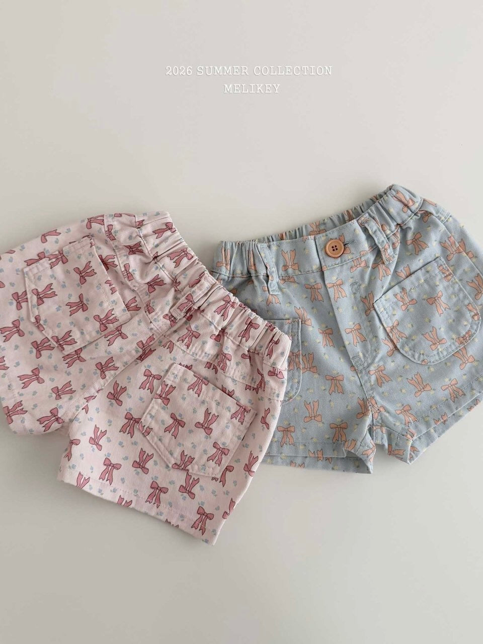 Color ribbon shorts