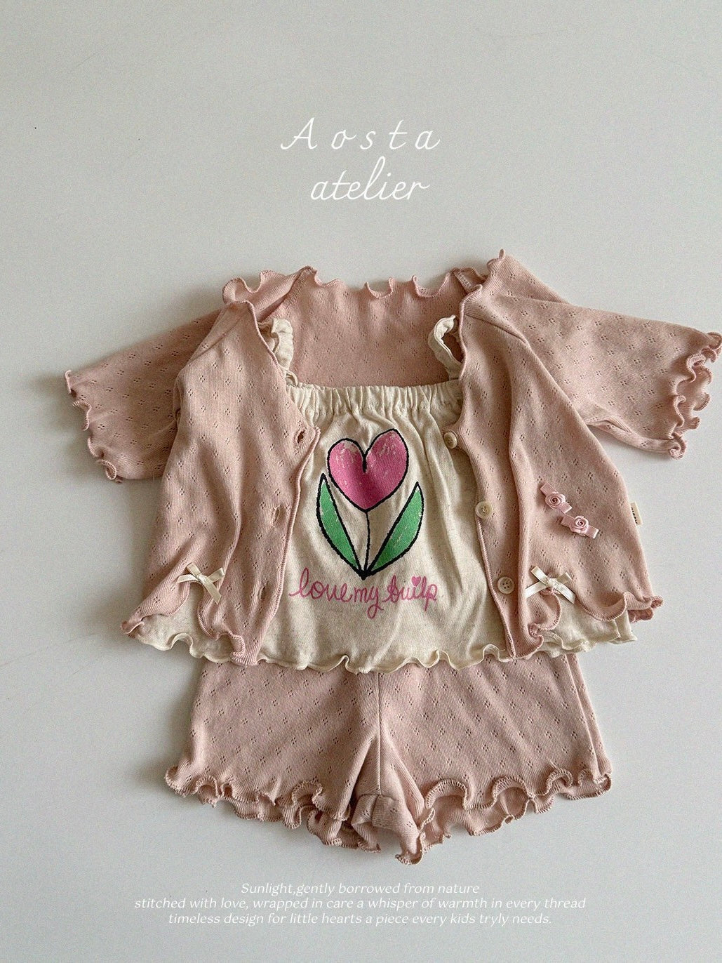 Linen tulip blouse