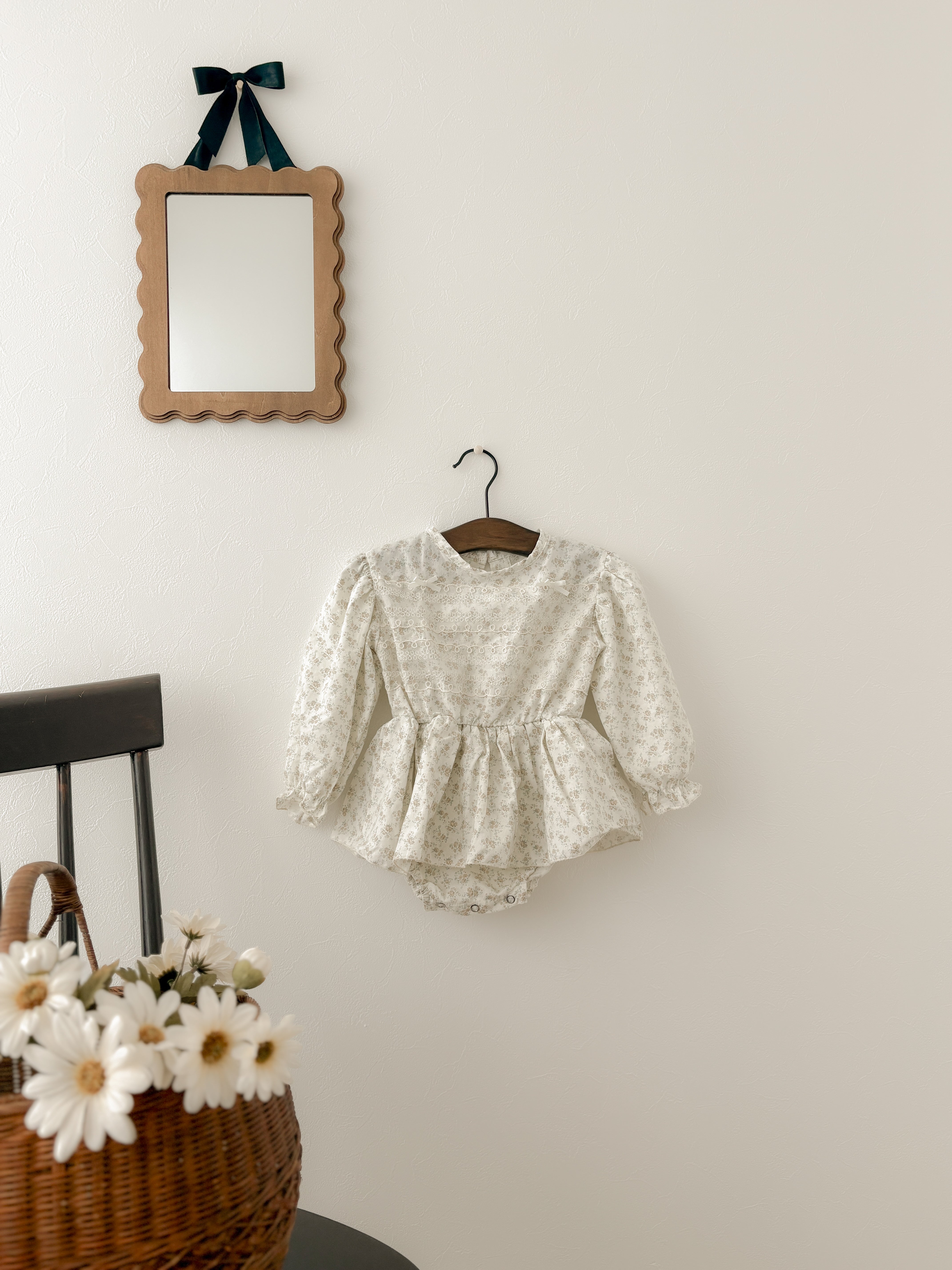 Elegant floral rompers