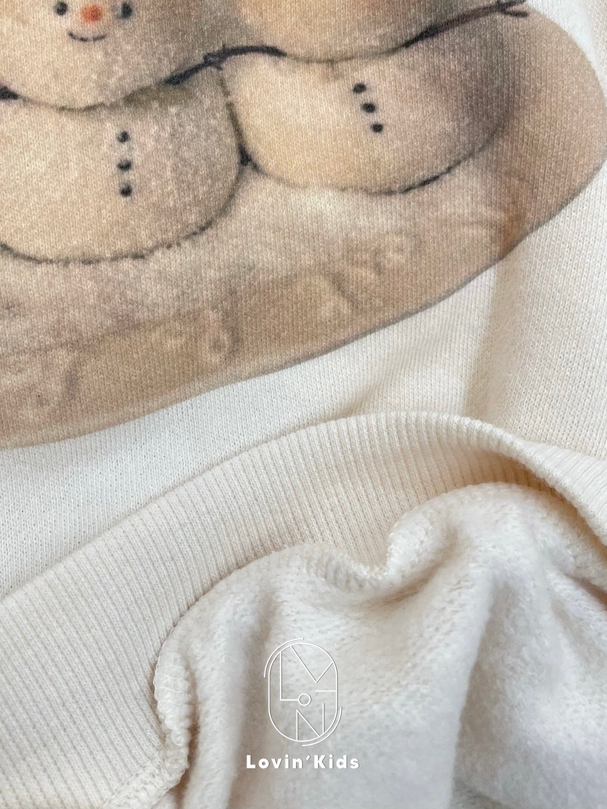 Snow friends fleece sweatshirt