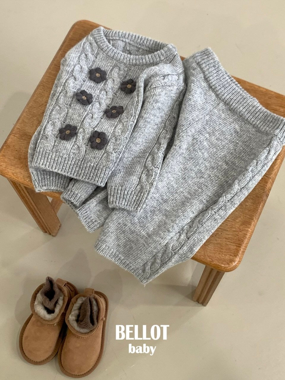 Bebe flower knit