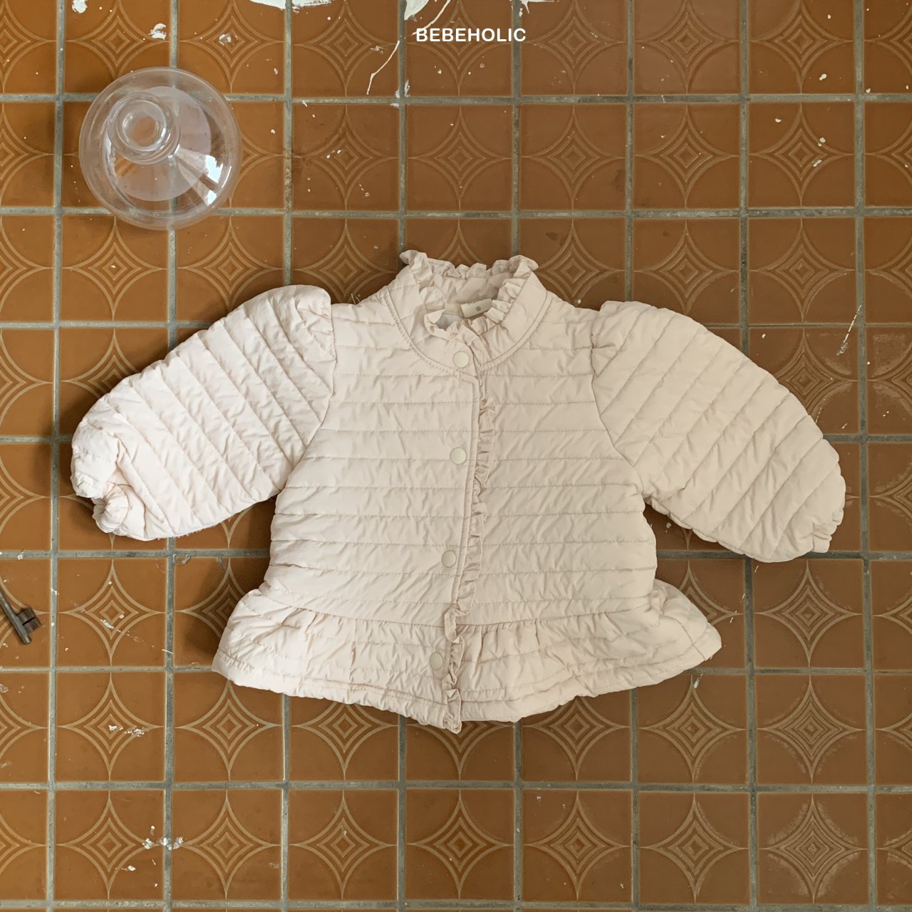 Frill quilting jacket