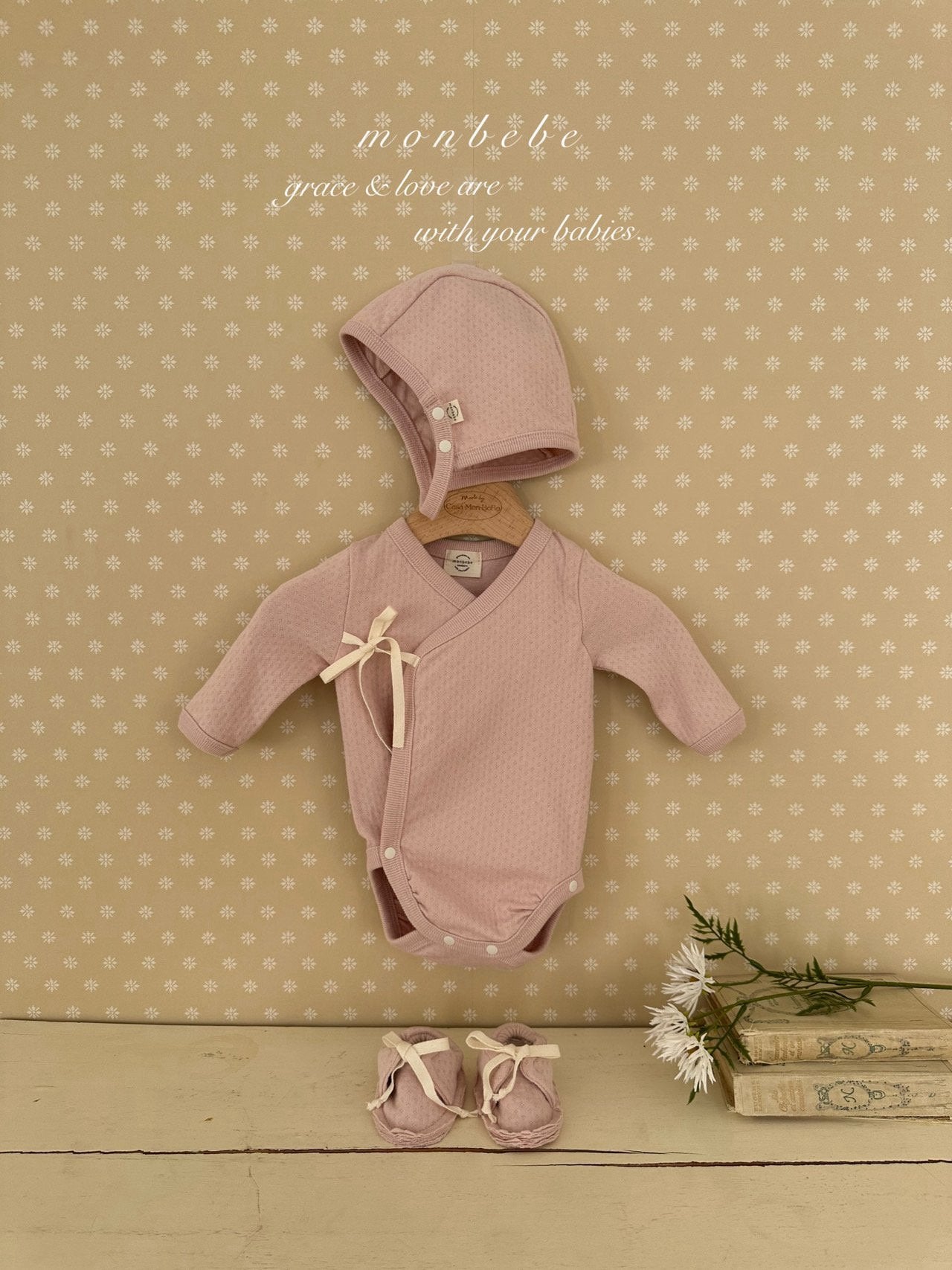 Noah newborn rompers