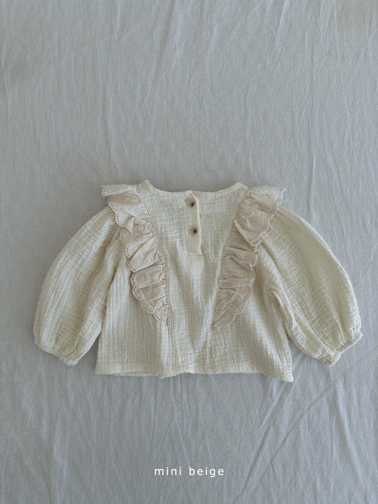 Aubrey lace frill blouse