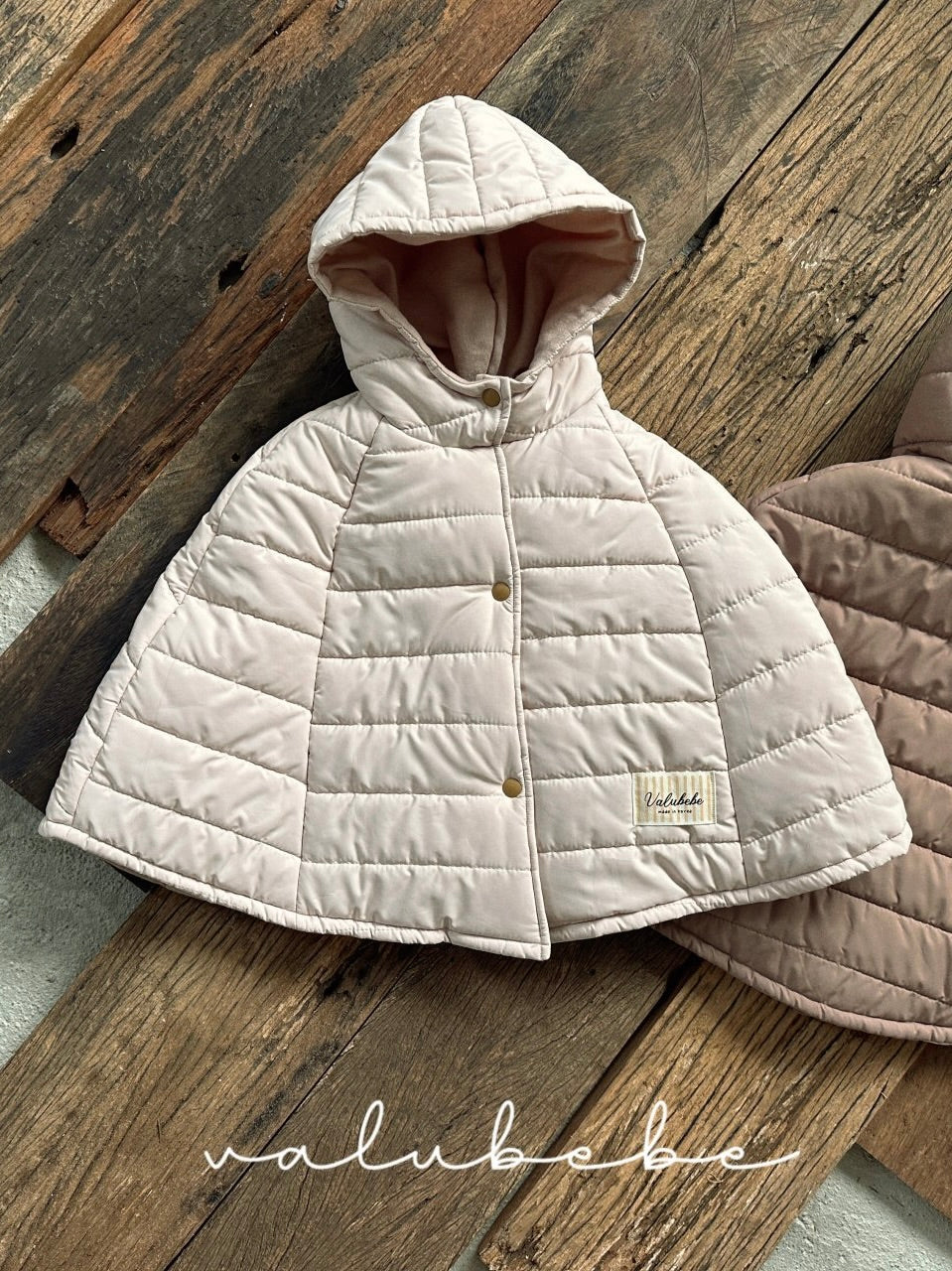 Padded hooded cape (baby)