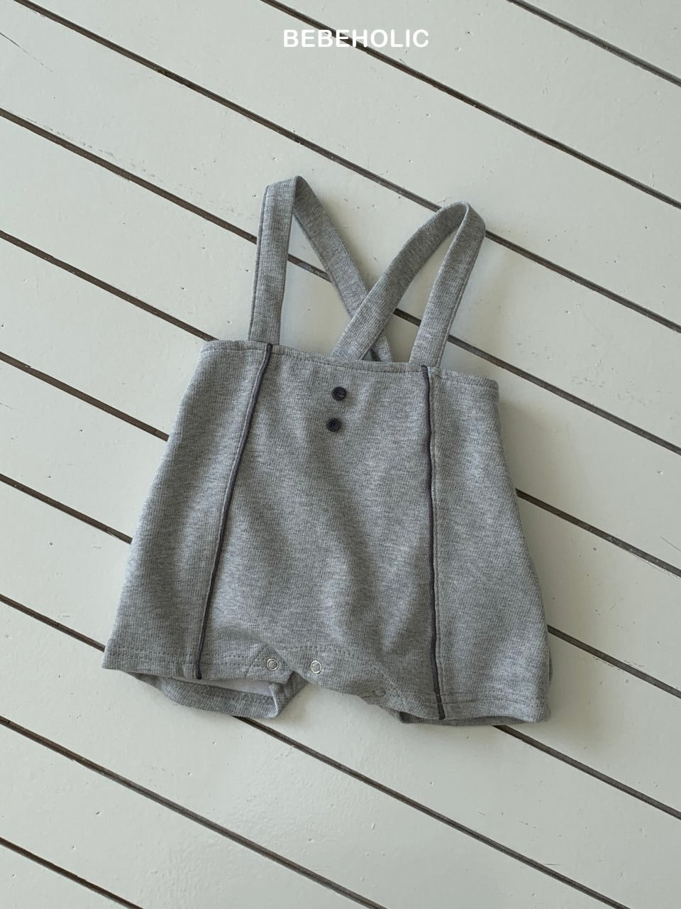 Two button suspender pants