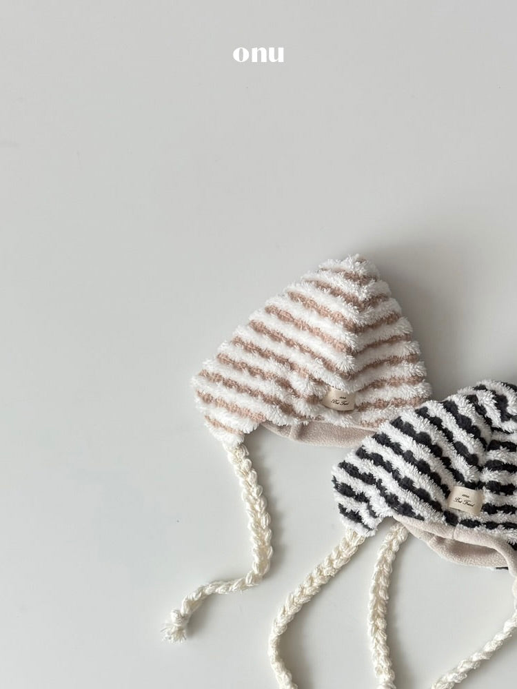 Stripe knit beanie (baby)