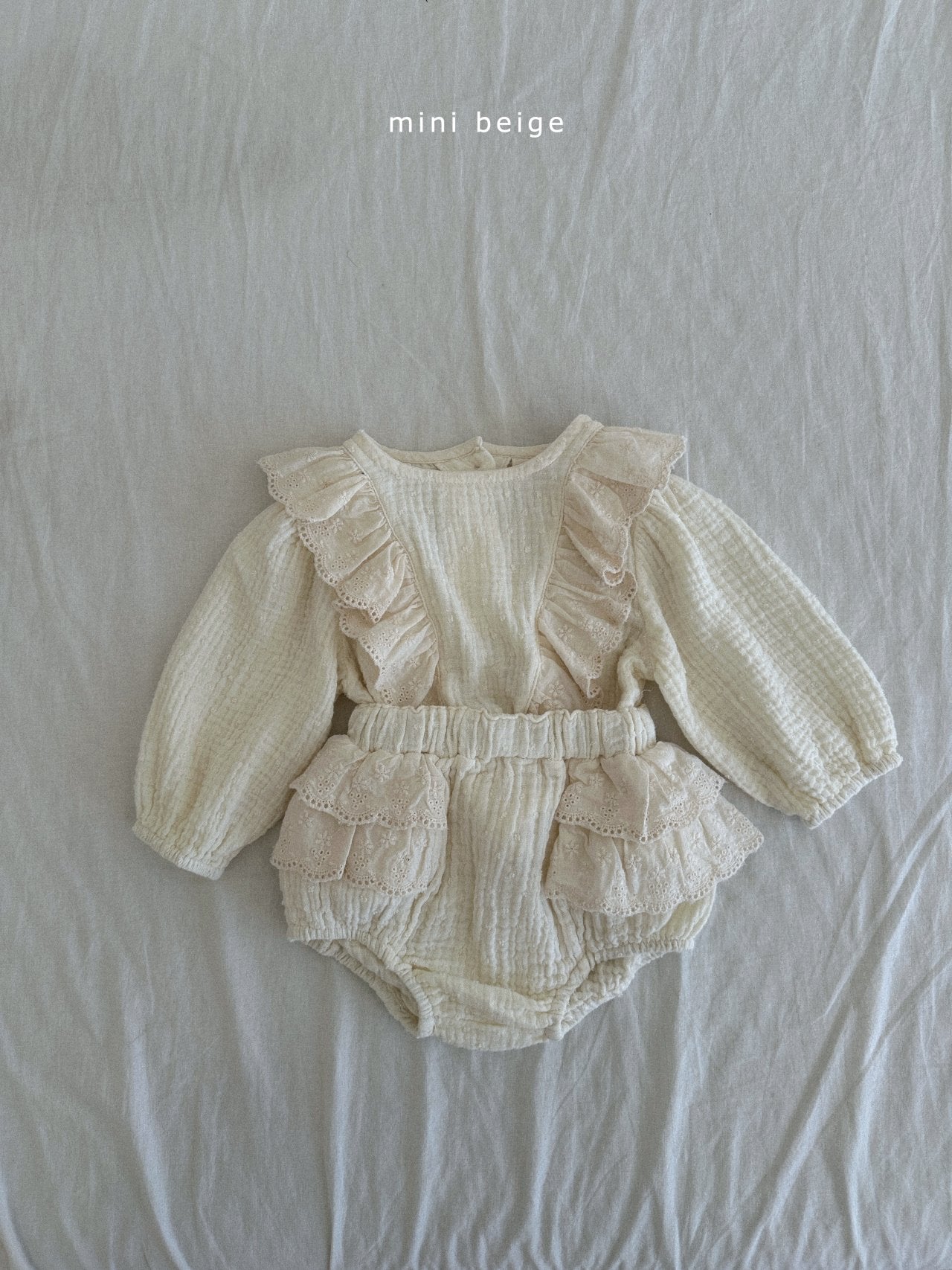 Aubrey lace frill blouse