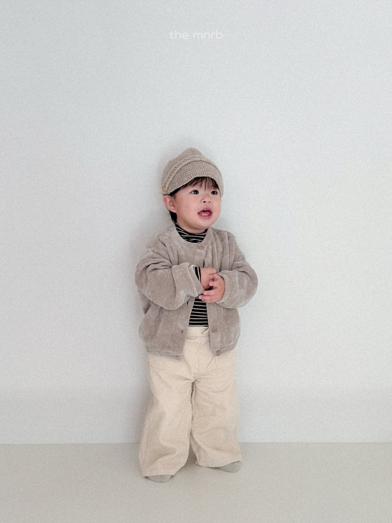 Velvet ribbed cardigan