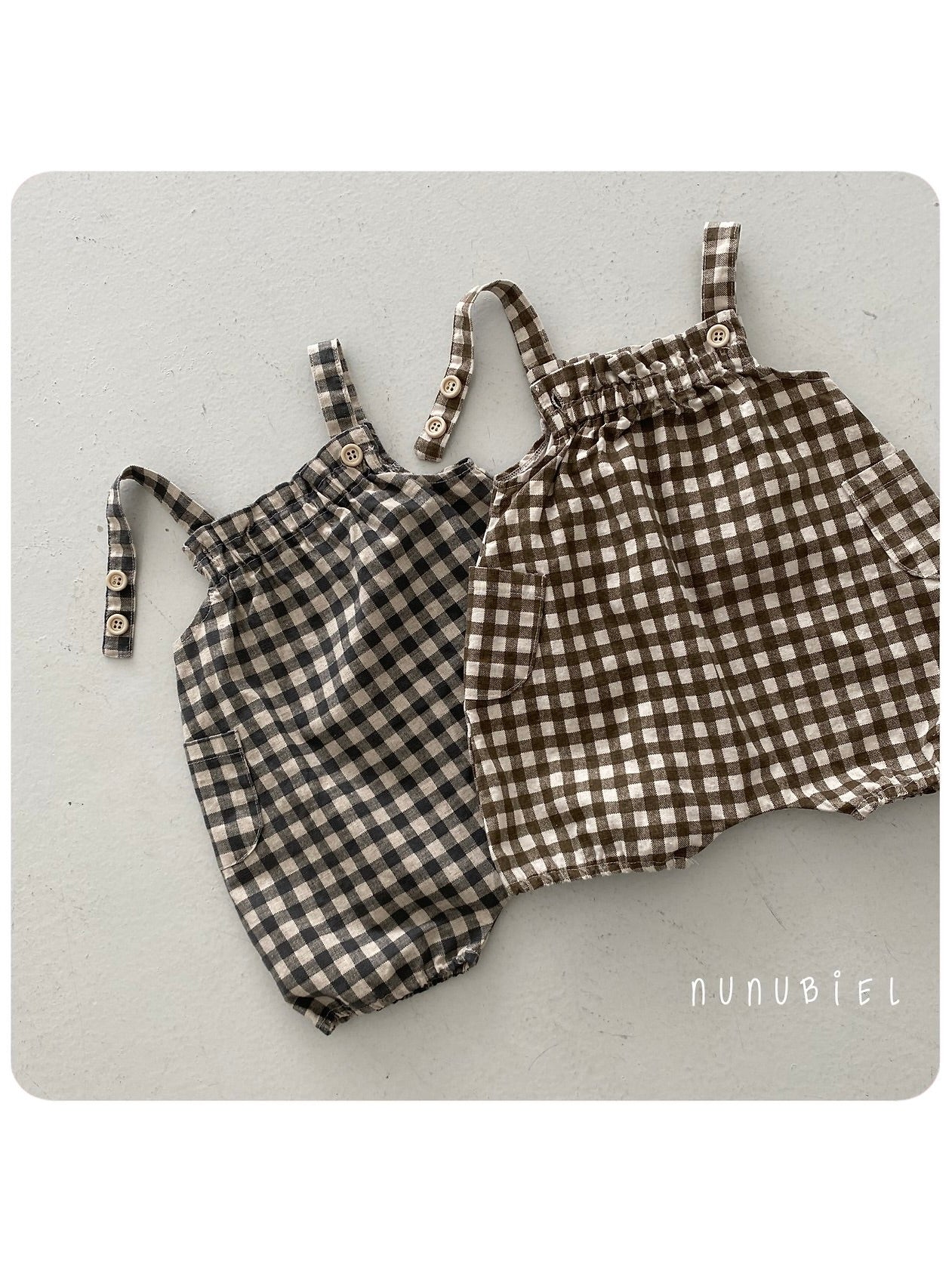 Checkerboard rompers