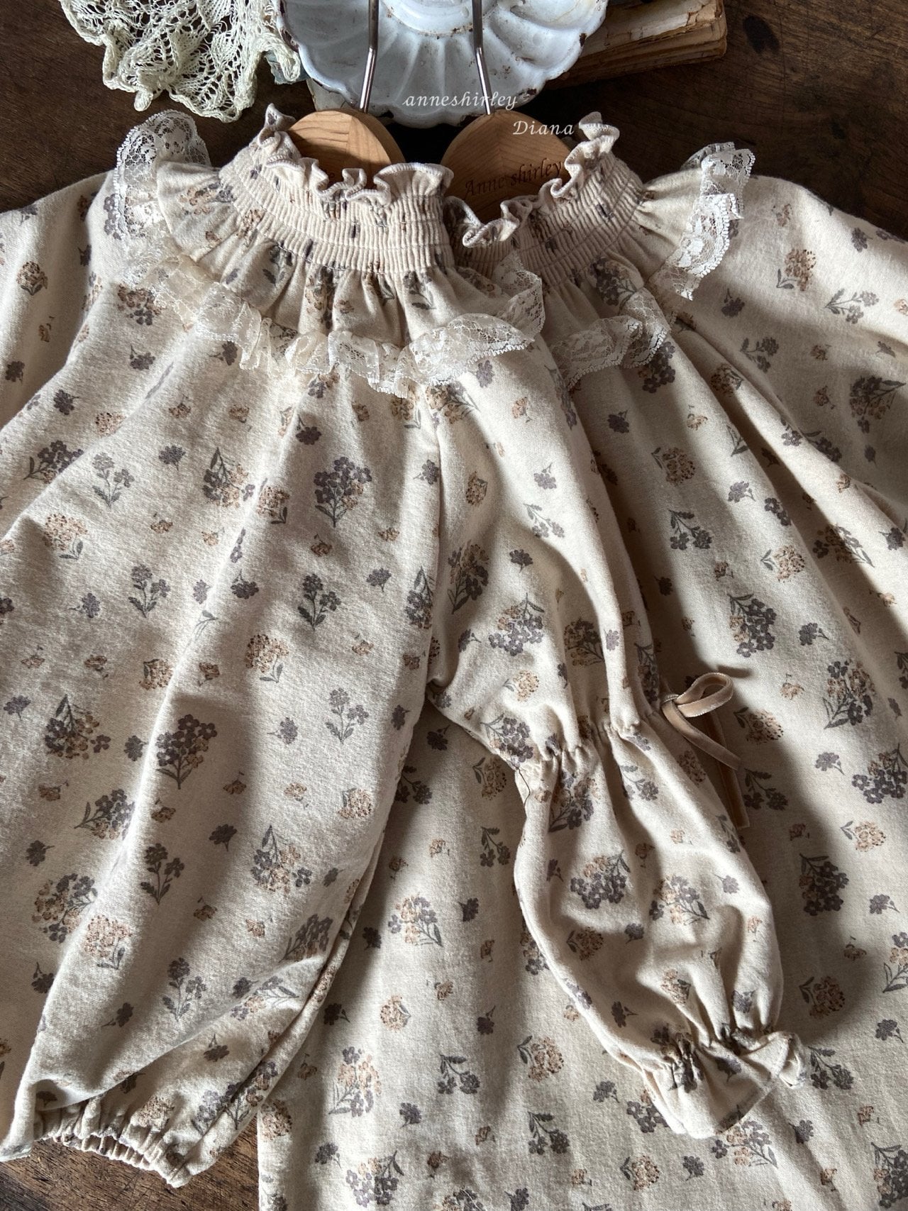 Isabella smock rompers