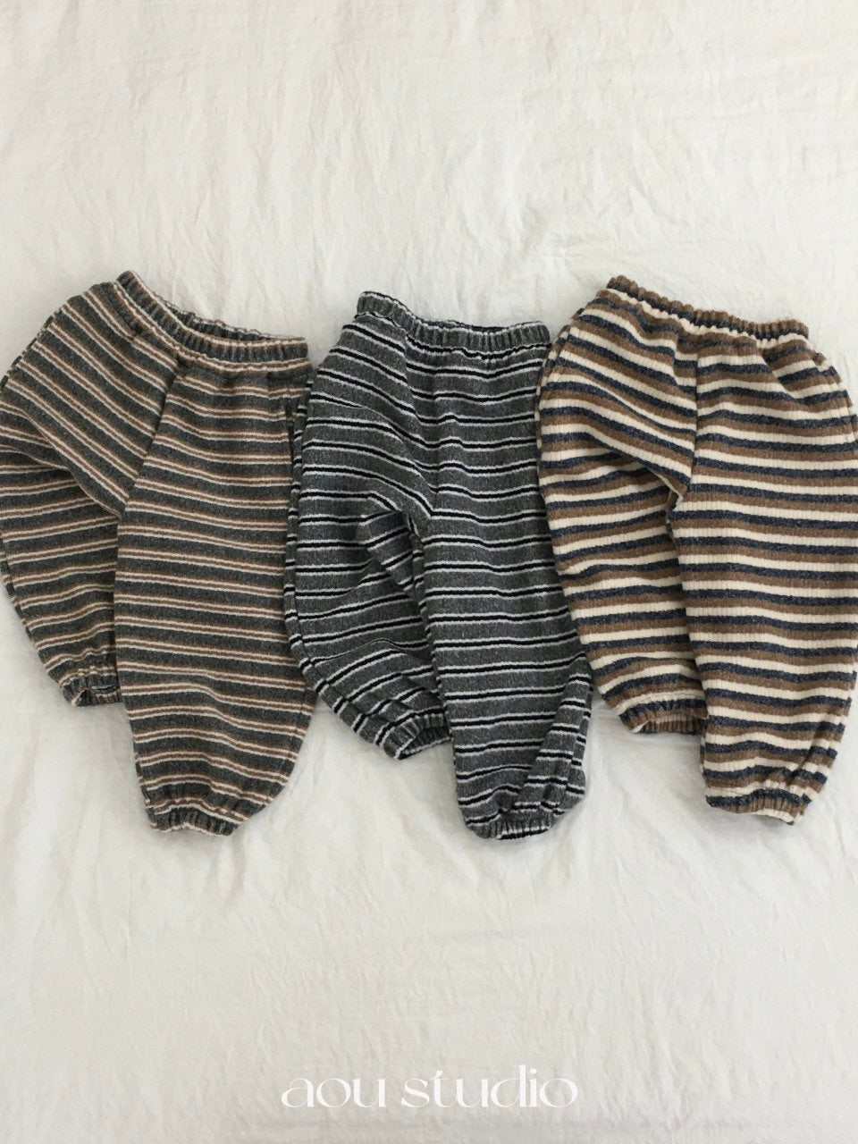 Cookie stripe jogger pants