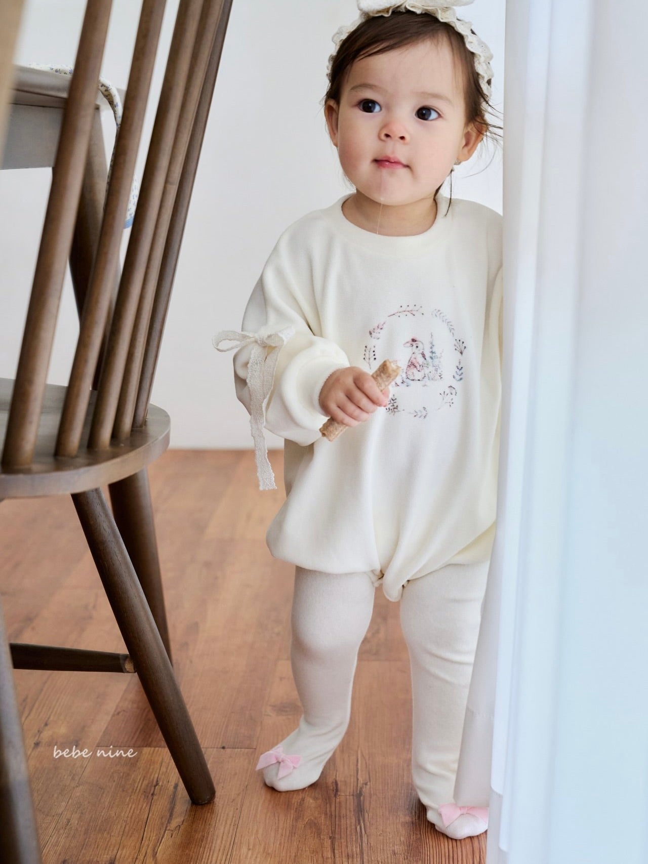 Rabbit Ribbon Rompers