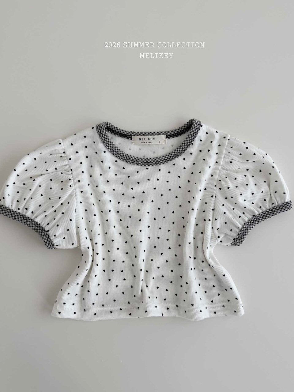 Mini heart puff T shirt