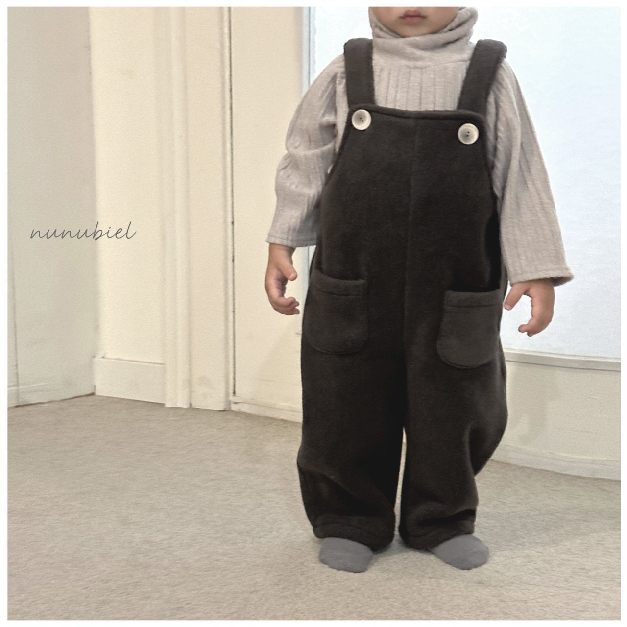 Fleece suspender pants (kids)