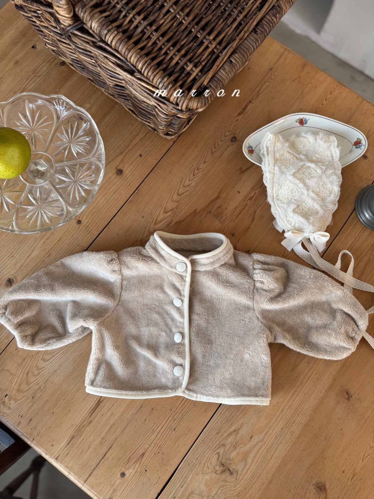 High neck fleece jacket