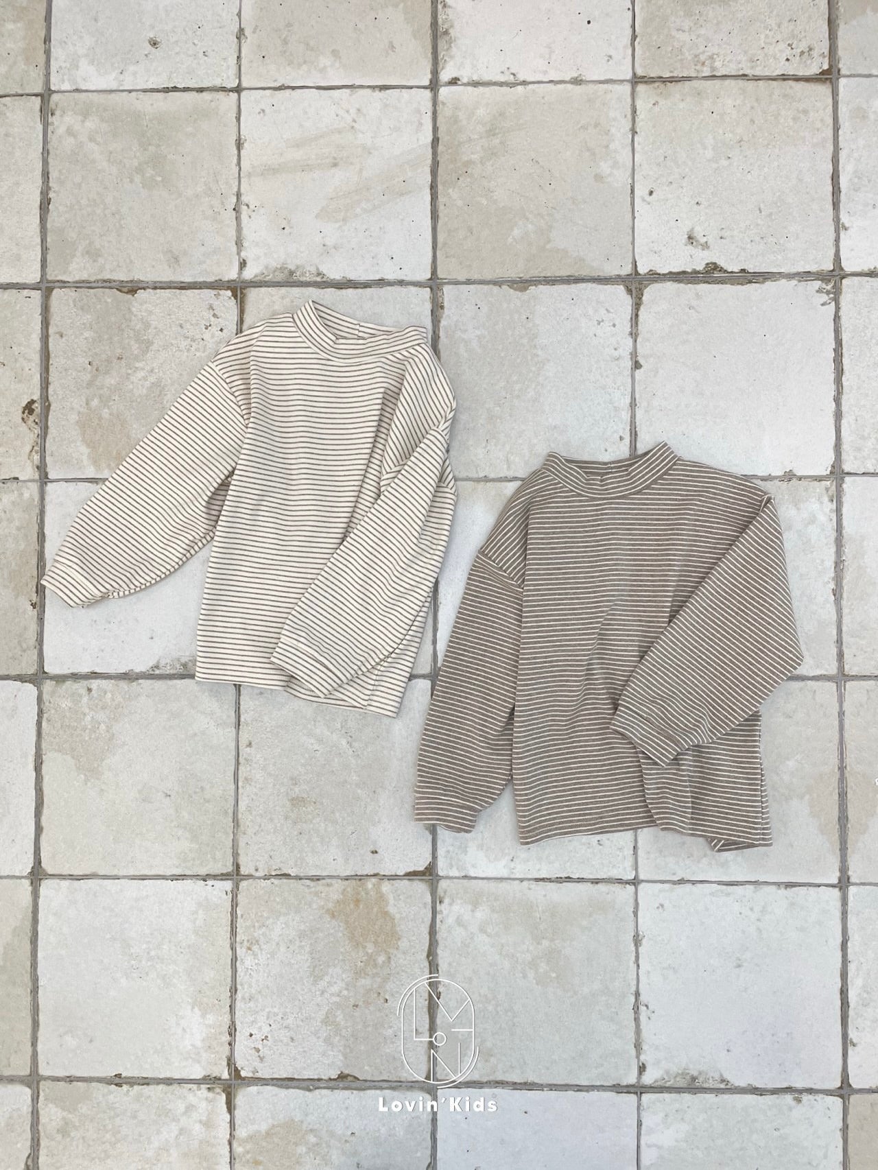 Winter loose half neck T