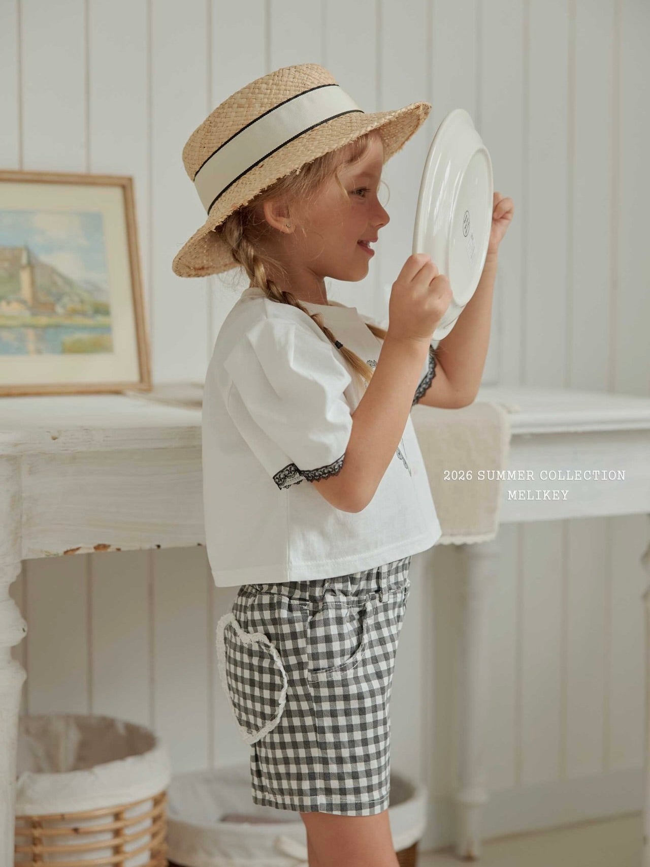 Heart ribbon T shirt