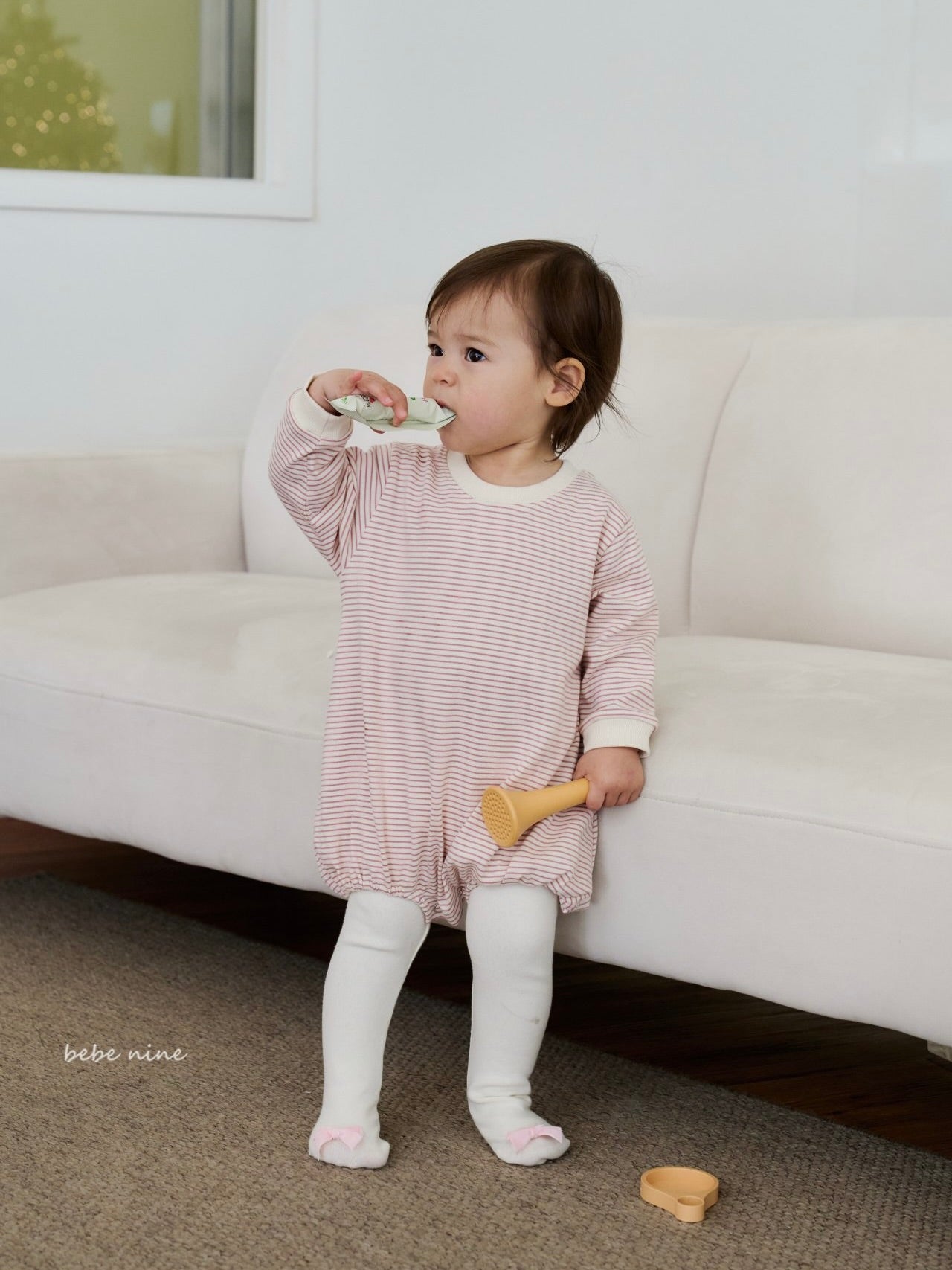 Basic Striped Rompers