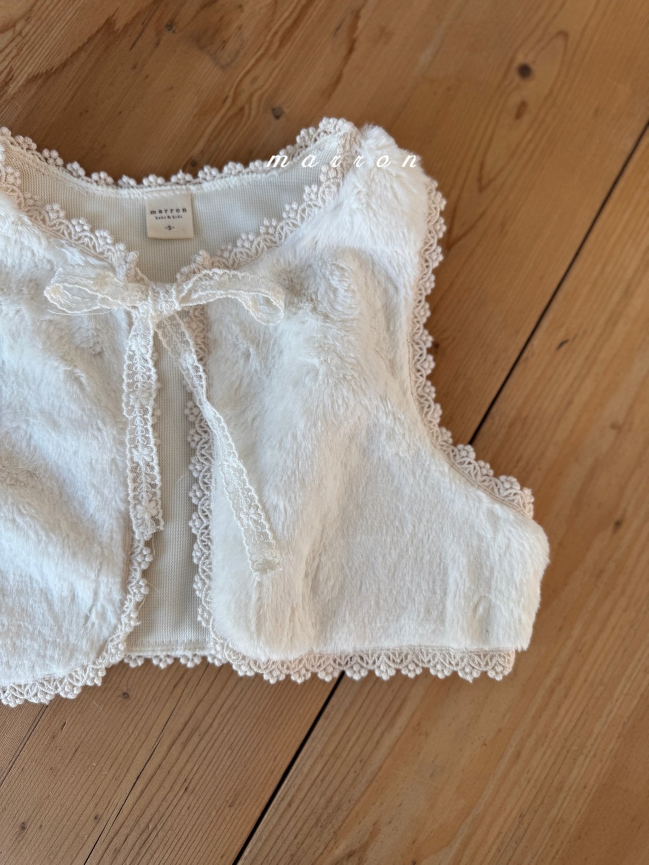 Baby fur vest