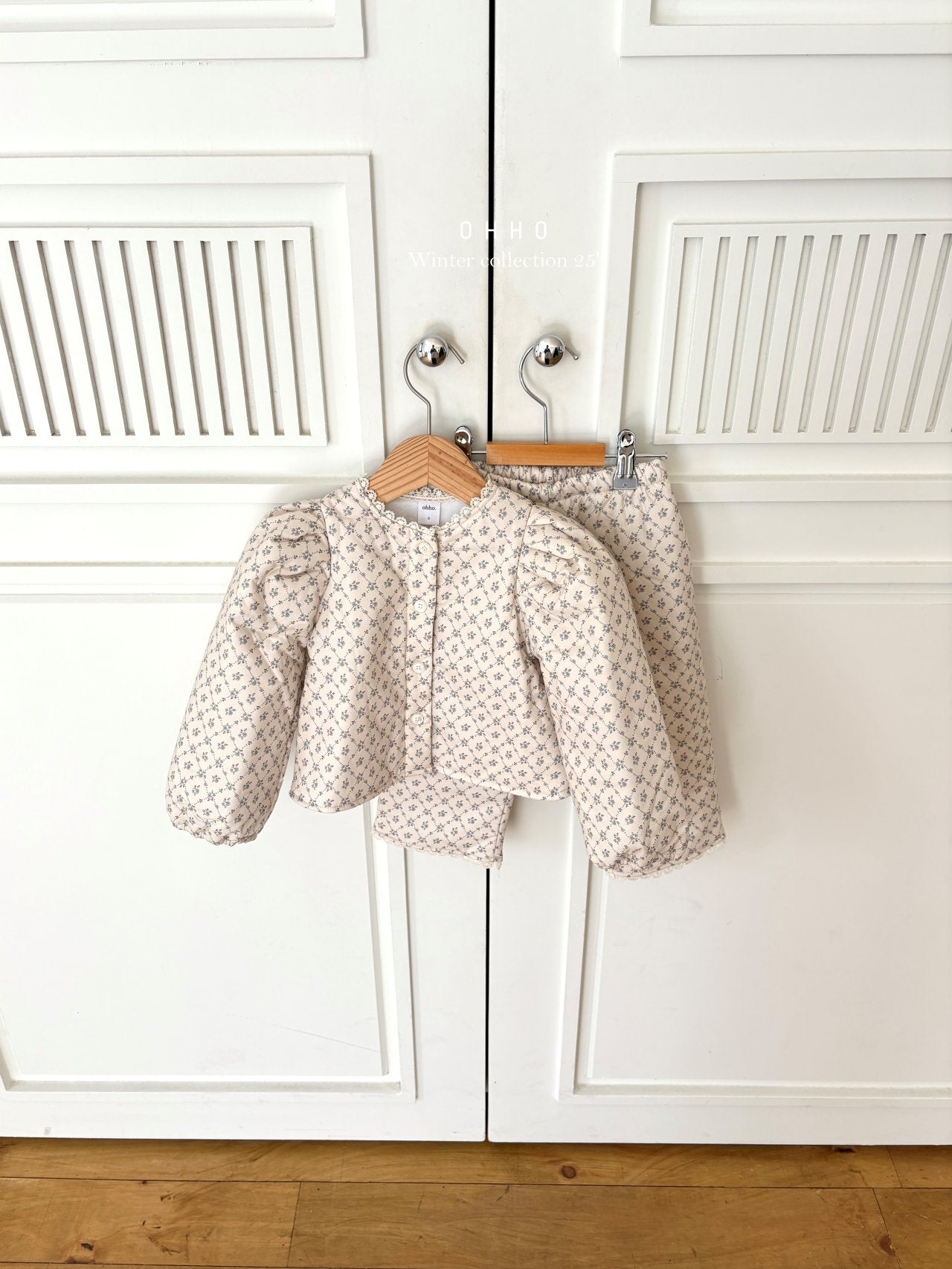 Rose lace padded pants