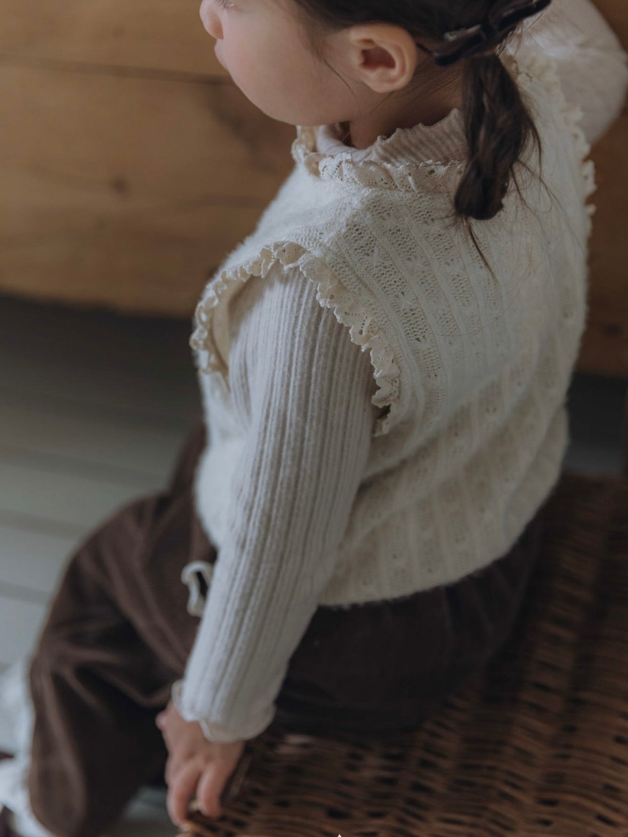 Knit Lace Vest