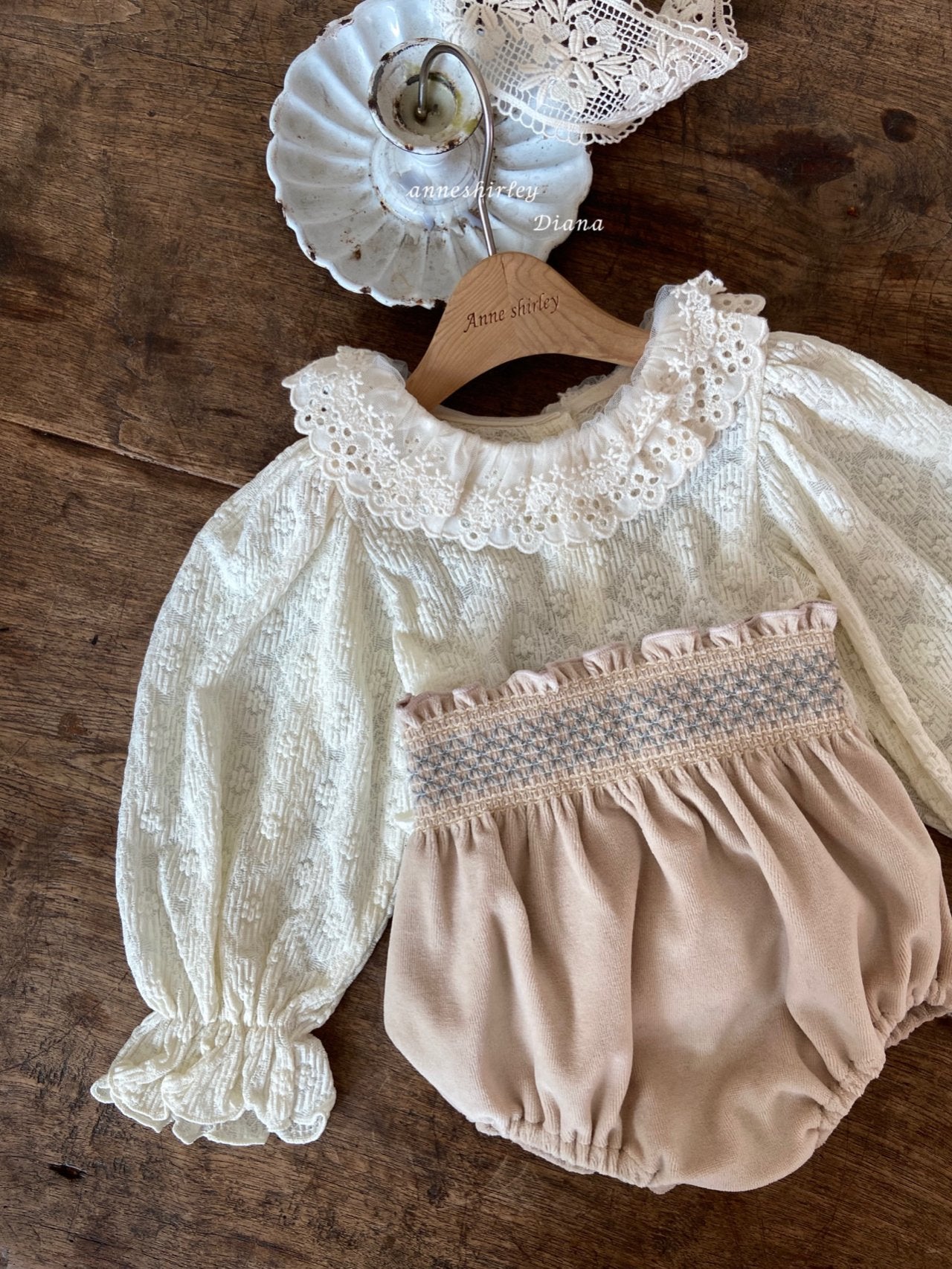 Cotton candy smock bloomer