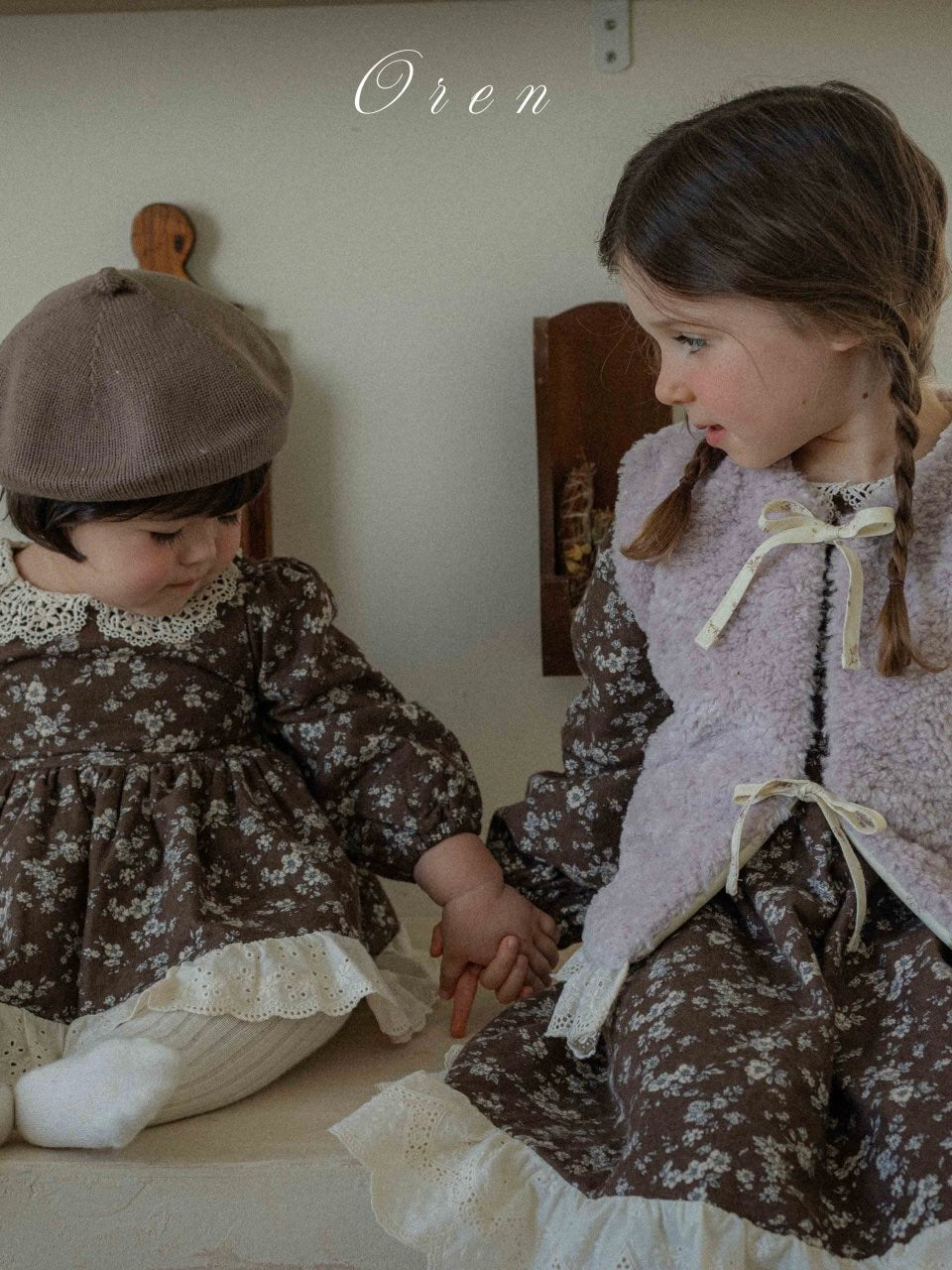 Serena flower padded rompers (baby)